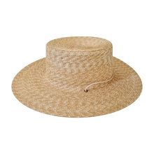 Load image into Gallery viewer, Florence Straw Boat Hat DISCONTINUED