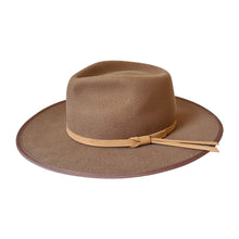 Load image into Gallery viewer, Dakota wide brim Fedora Hat in Tan