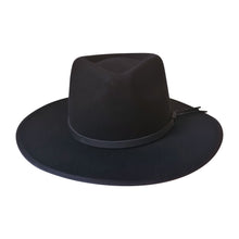 Load image into Gallery viewer, Willow wide brim Kids Fedora Black