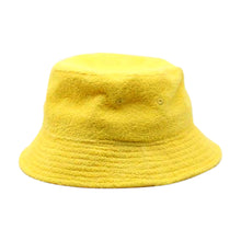 Load image into Gallery viewer, Phoebe Kids Terry Bucket Hat Lemon DISCONTINUED
