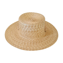 Load image into Gallery viewer, Florence Straw Boat Hat DISCONTINUED
